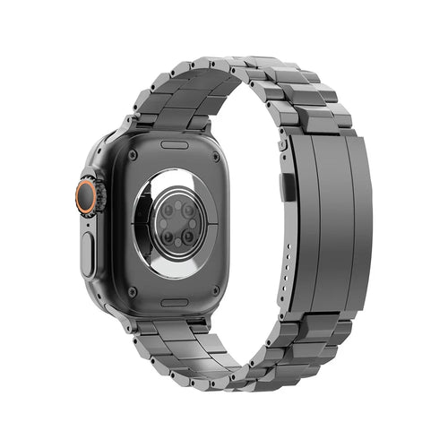 22mm Watch Band For Huawei Watch GT 5 Pro 46mm  /  GT 5 46mm  /  GT 4 46mm  /  GT 3 46mm T-Shape Turtle Back Buckle Titanium Alloy Strap - Grey - 1