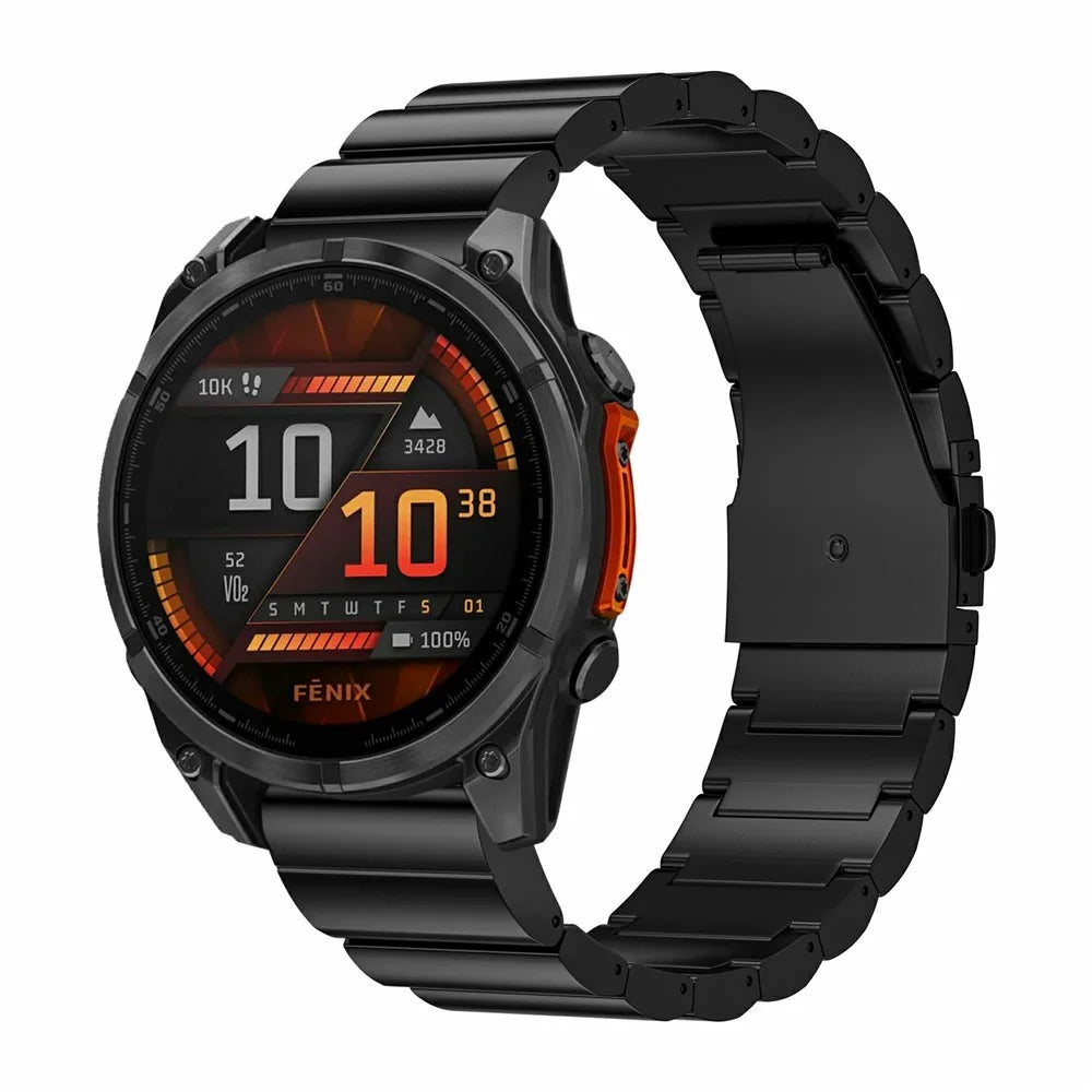 26mm Watch Strap for Garmin Fenix 8 51mm / Enduro 3 / Enduro 2 Titanium Alloy 1-Bead Quick Release Wrist Band - 2