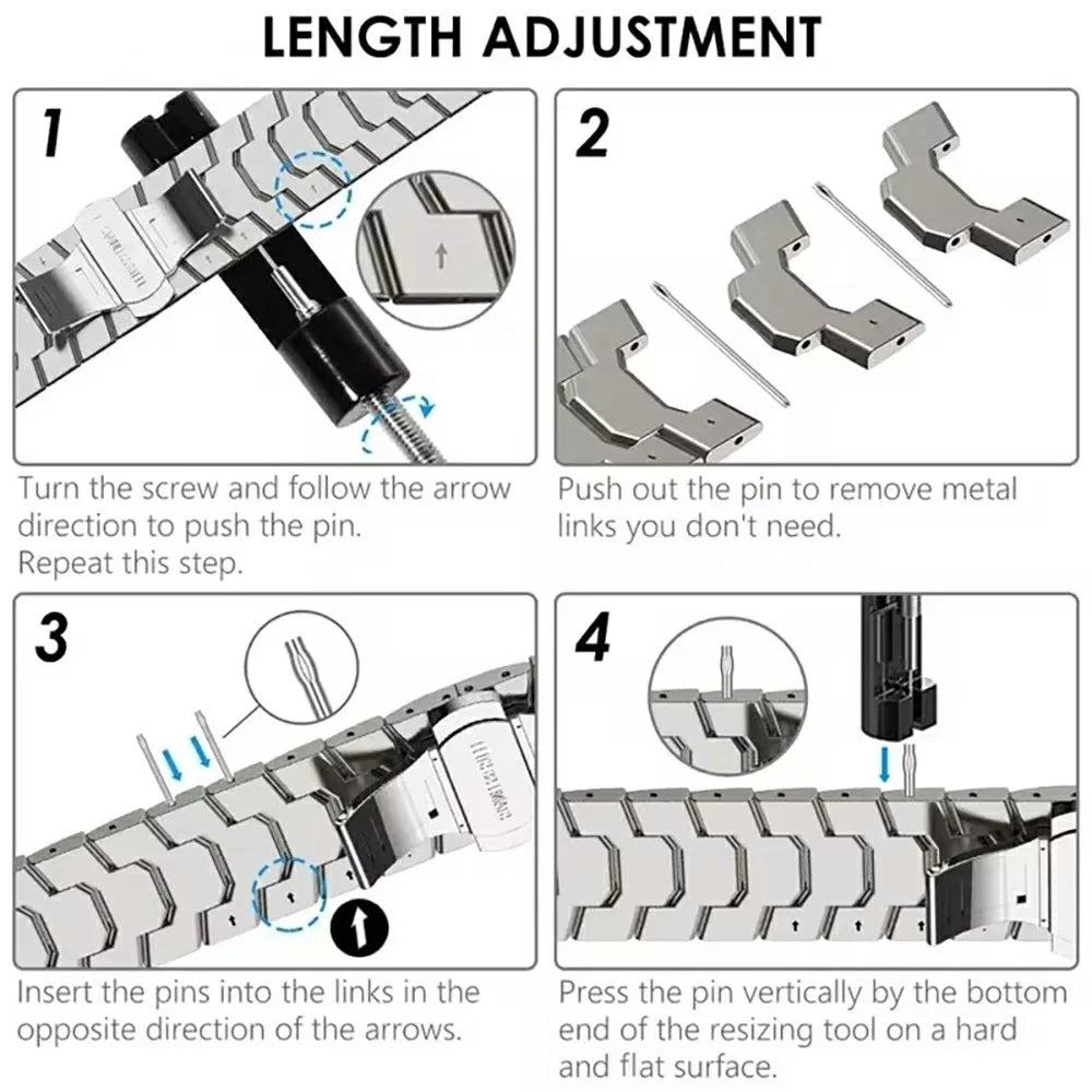 26mm Butterfly Buckle Strap for Garmin Fenix 8 51mm / Enduro 3 / Enduro 2 Titanium Alloy Watch Band - Black - 3