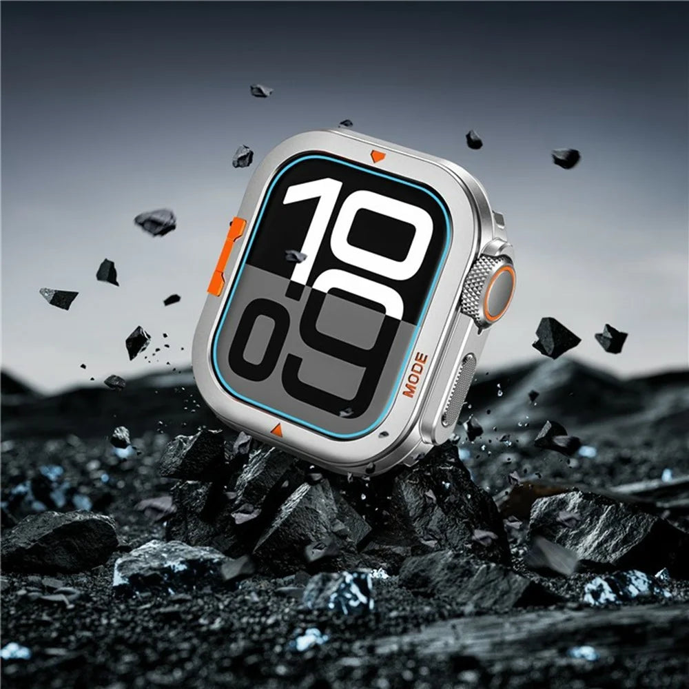 Protective Case for Apple Watch SE3 / SE2 / SE1 /  6 / 5 / 4 44mm Drop Proof Metal + PC Watch Case Cover - 6
