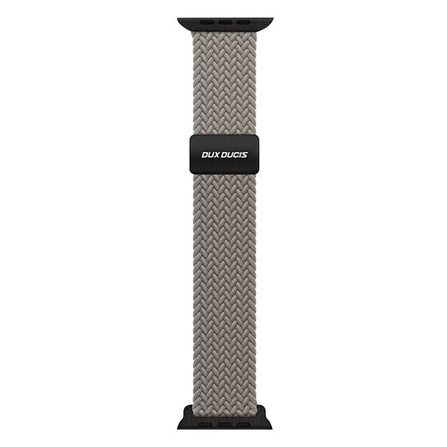 DUX DUCIS Ultra Series Watch Band For Apple Watch Ultra 3 2 1 49mm / Series 11 10 46mm / 9 8 7 45mm / SE3 SE2 SE 6 5 4 44mm / 3 2 1 42mm Nylon Magnetic Strap - Clay - 1