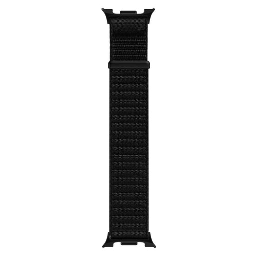 DUX DUCIS YE Series For Samsung Galaxy Watch8 40mm / 44mm / Watch8 Classic 46mm Watch Band Nylon Braided Loop Wrist Strap - Black - 1