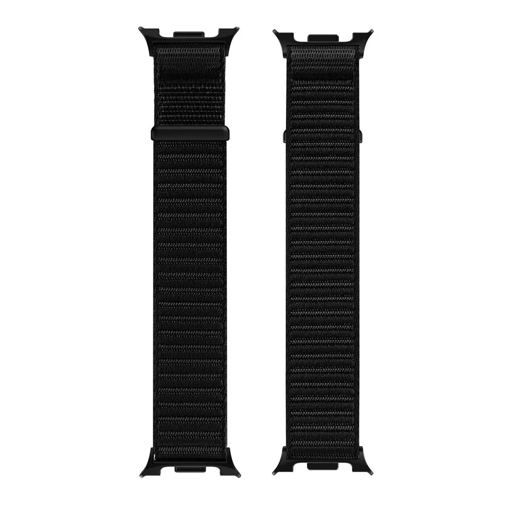 DUX DUCIS YE Series For Samsung Galaxy Watch8 40mm / 44mm / Watch8 Classic 46mm Watch Band Nylon Braided Loop Wrist Strap - Black - 2