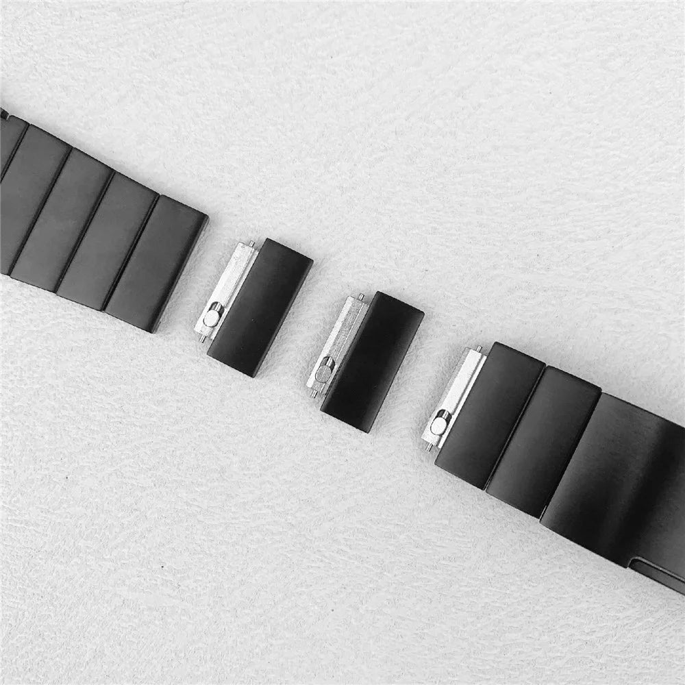 For Oppo Watch X / X2 / 4 Pro Replacement Strap 1-Bead Stainless Steel Watch Band, 22mm - Black - 3