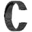 Watch Band for Fitbit Charge 6 / 5 Titanium Alloy 3-Bead Wrist Strap - Black - 2