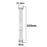 Watch Band for Fitbit Charge 6 / 5 Titanium Alloy 3-Bead Wrist Strap - Black - 4