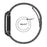 Watch Band for Fitbit Charge 6 / 5 Titanium Alloy 3-Bead Wrist Strap - Black - 5