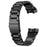 Watch Band for Fitbit Charge 4 / 3 Titanium Alloy 3-Bead Wrist Strap - Black - 2
