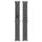 Watch Band for Oppo Watch 2 42mm Titanium Alloy 3-Bead Wrist Strap - Black - 4