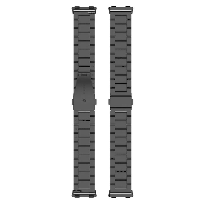 Watch Band for Oppo Watch 2 42mm Titanium Alloy 3-Bead Wrist Strap - Black - 4