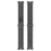 Watch Band for Oppo Watch 2 46mm Titanium Alloy 3-Bead Wrist Strap - Black - 4