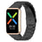 Watch Band for Oppo Watch Free Titanium Alloy 3-Bead Wrist Strap - Black - 3
