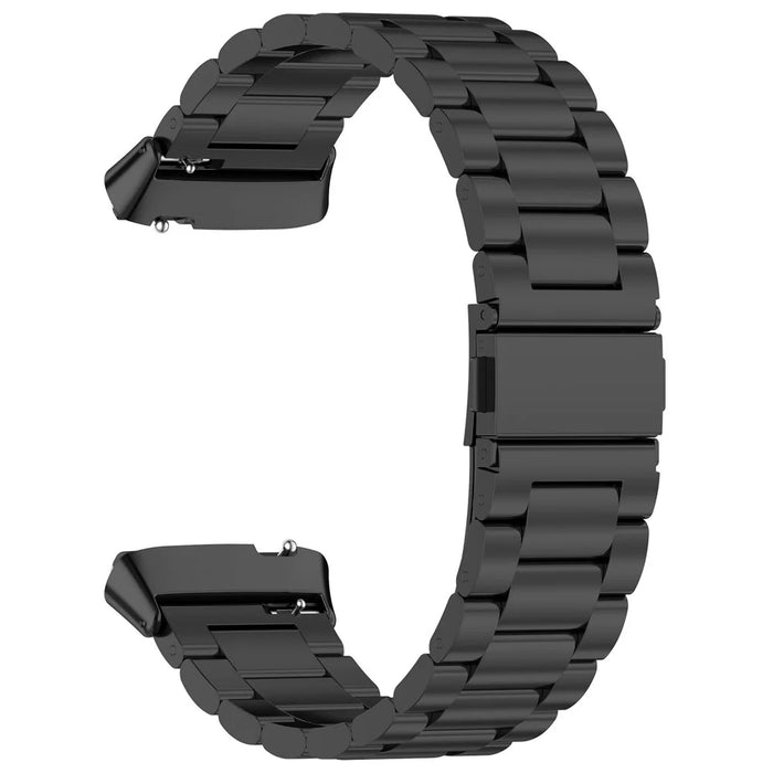 Watch Band for Xiaomi Redmi Watch 3 Active / 3 Lite Titanium Alloy 3-Bead Wrist Strap - Black - 1