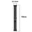 Watch Band for Garmin Forerunner 35 / 30 Titanium Alloy 3-Bead Wrist Strap - Black - 4