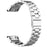 22mm Watch Band with Connector for Garmin Fenix 8 47mm / E 47mm Titanium Alloy 3-Bead Wrist Strap - Silver - 2