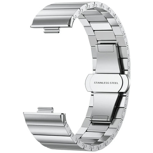For Huawei Watch Fit 4 / 4 Pro Replacement Strap Stainless Steel Watch Band - Silver - 1