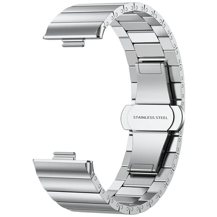 For Huawei Watch Fit 4 / 4 Pro Replacement Strap Stainless Steel Watch Band - Silver - 1