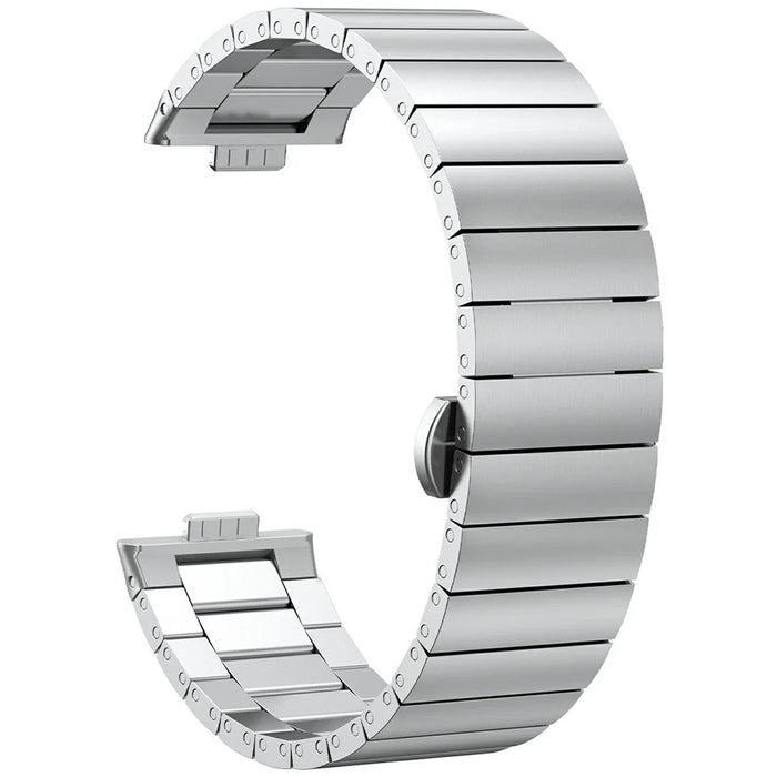 For Huawei Watch Fit 4 / 4 Pro Replacement Strap Stainless Steel Watch Band - Silver - 3