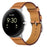 For Google Pixel Watch 4 45mm / Watch 3 45mm Watch Band Genuine Cow Leather Wrist Strap - Brown - 2