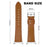 For Google Pixel Watch 4 45mm / Watch 3 45mm Watch Band Genuine Cow Leather Wrist Strap - Brown - 6
