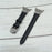 For Google Pixel Watch 4 45mm / Watch 3 45mm Watch Band Genuine Cow Leather Strap with D Ring Connector - Black - 4