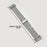 For Garmin Fenix 8 47mm / E 47mm Watch Band 22mm Titanium Alloy 3-Bead Wrist Strap - Silver - 5