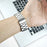26mm Watch Band for Garmin Fenix 8 51mm / Enduro 3 / Enduro 2 Titanium Alloy 3-Bead Wrist Strap - Silver - 3