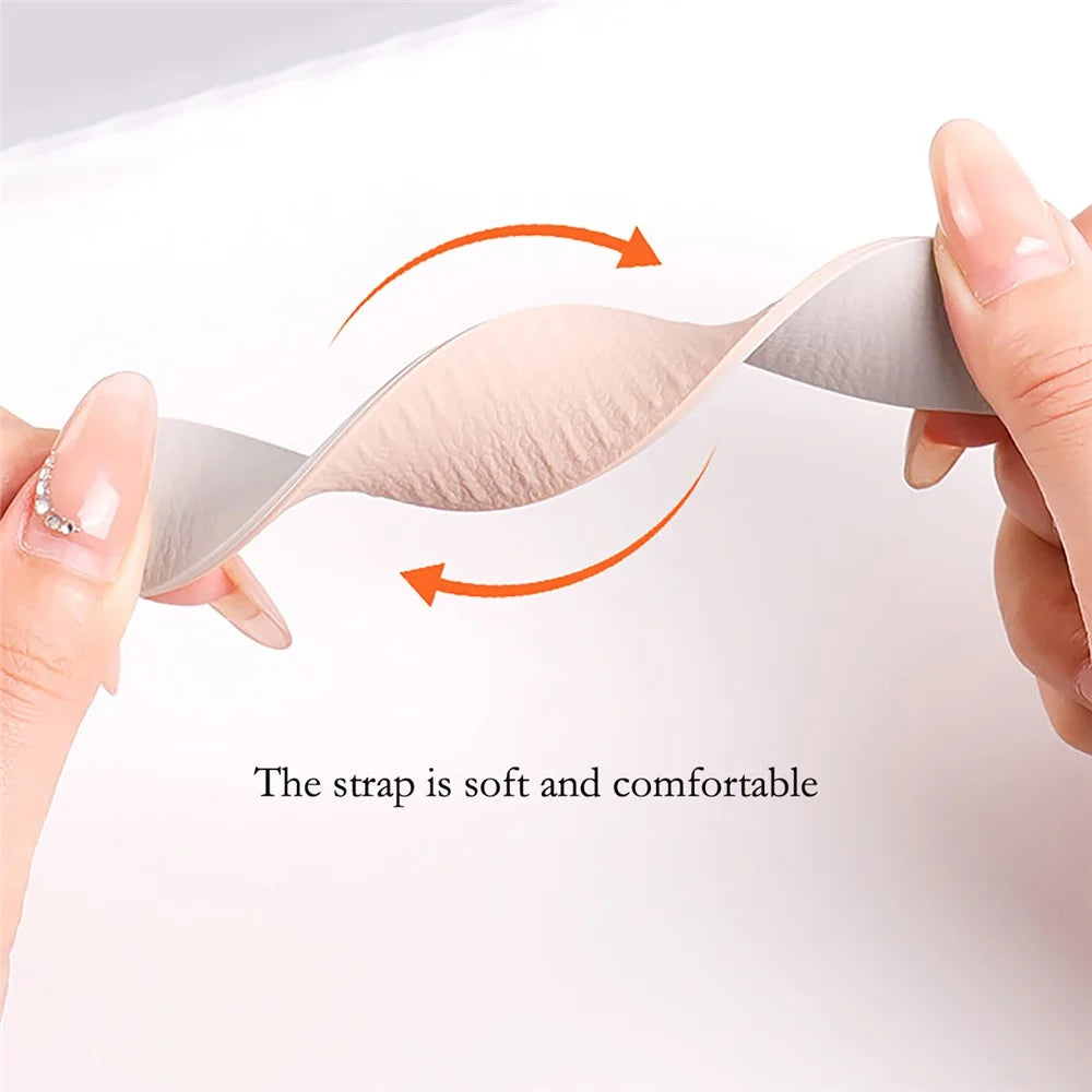 Silicone Band for Samsung Galaxy Watch8 44mm / 40mm / Watch8 Classic 46mm Litchi Texture Magnetic Strap - White - 5
