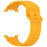 Watch Band for Samsung Galaxy Watch8 44mm / 40mm / Watch8 Classic 46mm Wave Stitching Line Silicone Adjustable Strap - Yellow - 4
