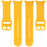 Watch Band for Samsung Galaxy Watch8 44mm / 40mm / Watch8 Classic 46mm Wave Stitching Line Silicone Adjustable Strap - Yellow - 5
