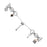 For Huami Amazfit Bip 3 / 3 Pro Silver Watch Band Adjustable Single Chain Style Metal Alloy Strap - 2