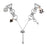 For CanMixs P22 Silver Watch Band Adjustable Single Chain Style Metal Alloy Strap - 1