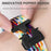 For Huami Amazfit T-Rex 3 A2322 Nylon Watch Band Braided Replacement Strap - White Rainbow - 4