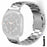 For Samsung Galaxy Watch Ultra 47mm / Ultra (2025) 47mm Watch Band Titanium Alloy 3-Bead Wrist Strap - Silver - 1