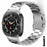 For Samsung Galaxy Watch Ultra 47mm / Ultra (2025) 47mm Watch Band Titanium Alloy 3-Bead Wrist Strap - Silver - 2