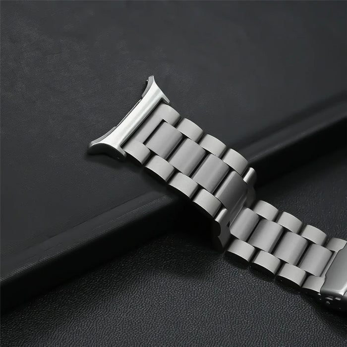 For Samsung Galaxy Watch Ultra 47mm / Ultra (2025) 47mm Watch Band Titanium Alloy 3-Bead Wrist Strap - Silver - 5