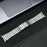 For Samsung Galaxy Watch Ultra 47mm / Ultra (2025) 47mm Watch Band Titanium Alloy 1-Bead Wrist Strap - Silver - 3