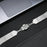 For Samsung Galaxy Watch Ultra 47mm / Ultra (2025) 47mm Watch Band Titanium Alloy 1-Bead Wrist Strap - Silver - 5