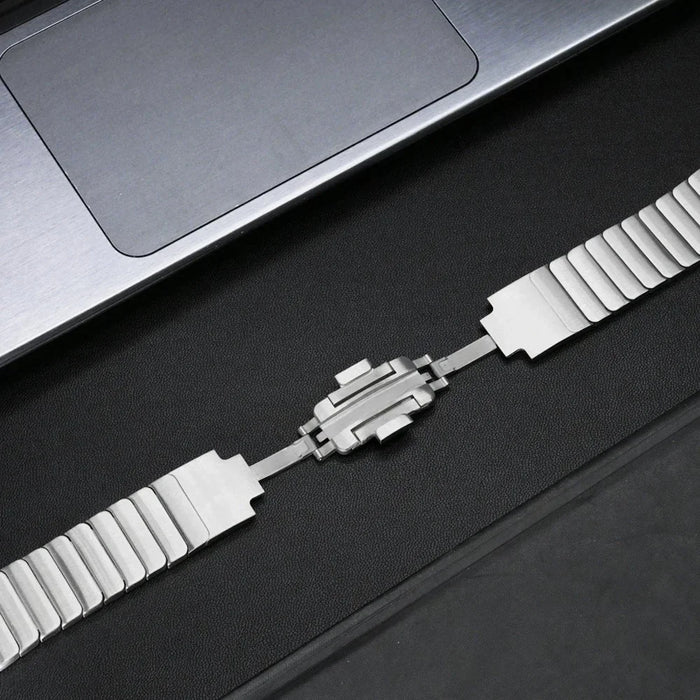 For Samsung Galaxy Watch Ultra 47mm / Ultra (2025) 47mm Watch Band Titanium Alloy 1-Bead Wrist Strap - Silver - 5