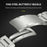 For Samsung Galaxy Watch Ultra 47mm / Ultra (2025) 47mm Watch Band Titanium Alloy 1-Bead Wrist Strap - Silver - 6