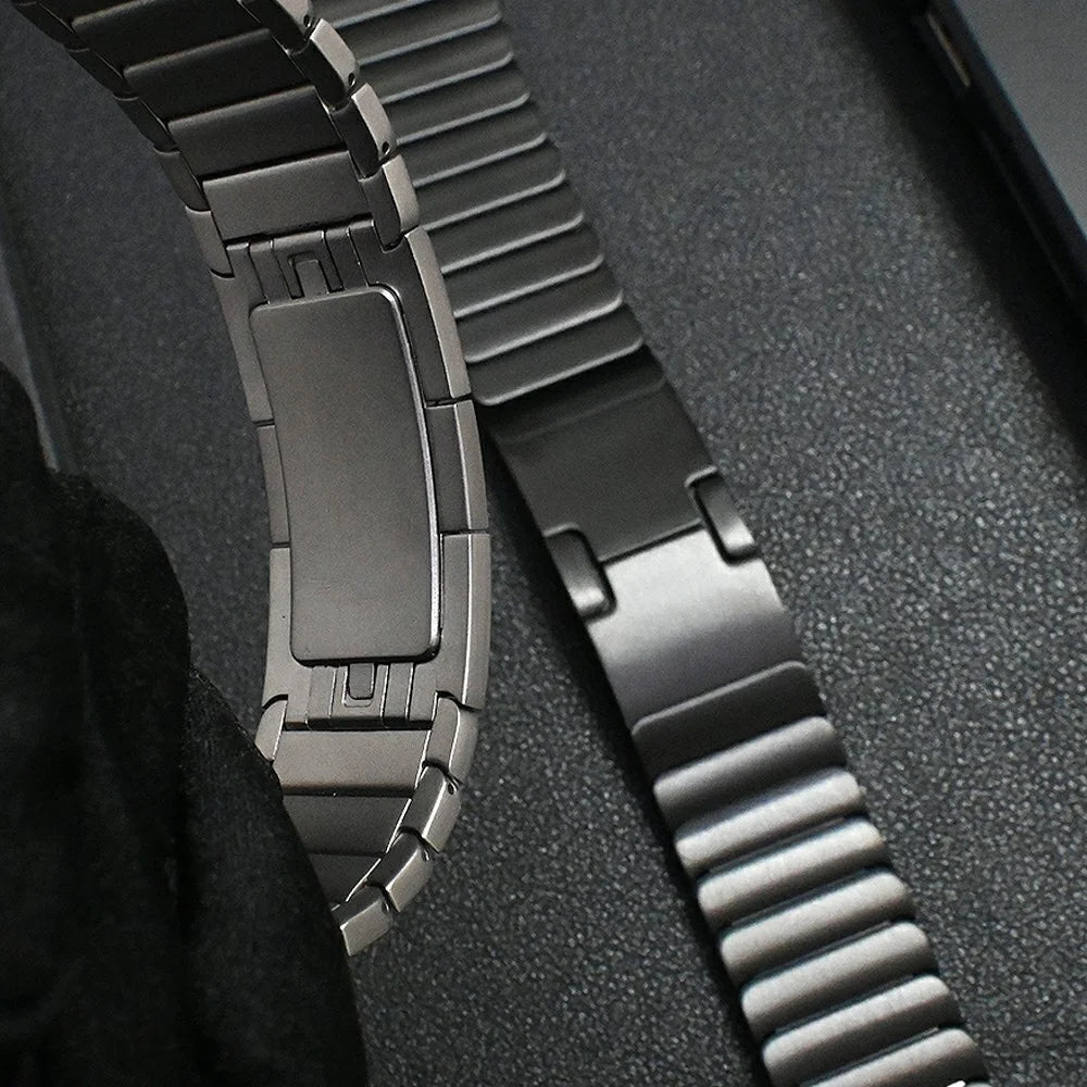 Detachable Watch Band for Samsung Galaxy Watch8 44mm / 40mm / Watch8 Classic 46mm Stainless Steel 1-Bead Wrist Band - Silver - 6