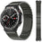 For Huami Amazfit T-Rex Pro A1918 Watch Band 1-Bead Stainless Steel Wrist Band - Grey - 2