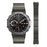 For Huami Amazfit T-Rex Pro A1918 Watch Band 1-Bead Stainless Steel Wrist Band - Grey - 3
