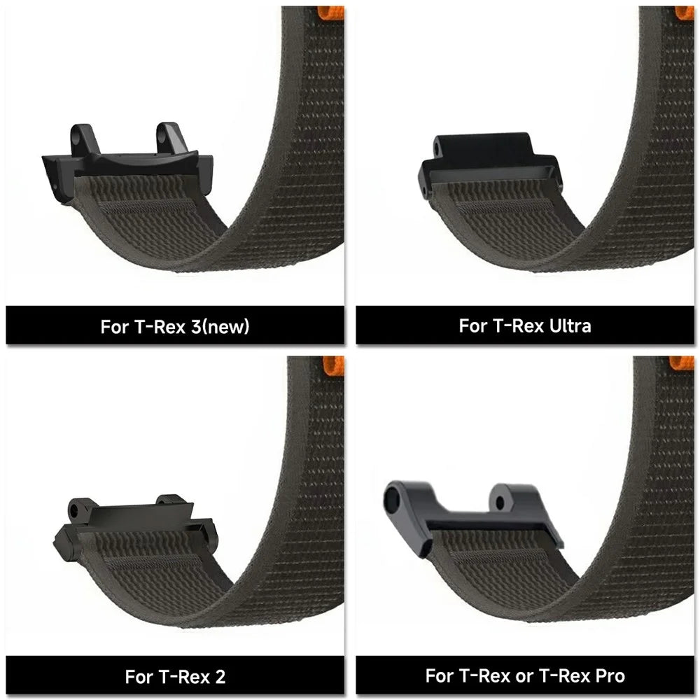 For Huami Amazfit T-Rex Pro A1918 Watch Band Titanium Alloy 1-Bead Wrist Strap - Grey - 6
