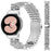 Watch Band with Quick Release Connector For Samsung Galaxy Watch 5 Pro  /  5  /  5 Active  /  4  /  4 Classic  /  4 Active 7-Bead Rhinestone Crown Strap Silver - 2
