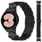 Watch Band with Quick Release Connector For Samsung Galaxy Watch 5 Pro  /  5  /  5 Active  /  4  /  4 Classic  /  4 Active 7-Bead Crown Strap - Black - 2