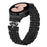 Watch Band with Quick Release Connector For Samsung Galaxy Watch 5 Pro  /  5  /  5 Active  /  4  /  4 Classic  /  4 Active 7-Bead Crown Strap - Black - 3