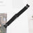 Watch Band with Connector For Samsung Galaxy Watch7 44mm  /  40mm 7-Bead Rhinestone Crown Stainless Steel Strap - Black - 4