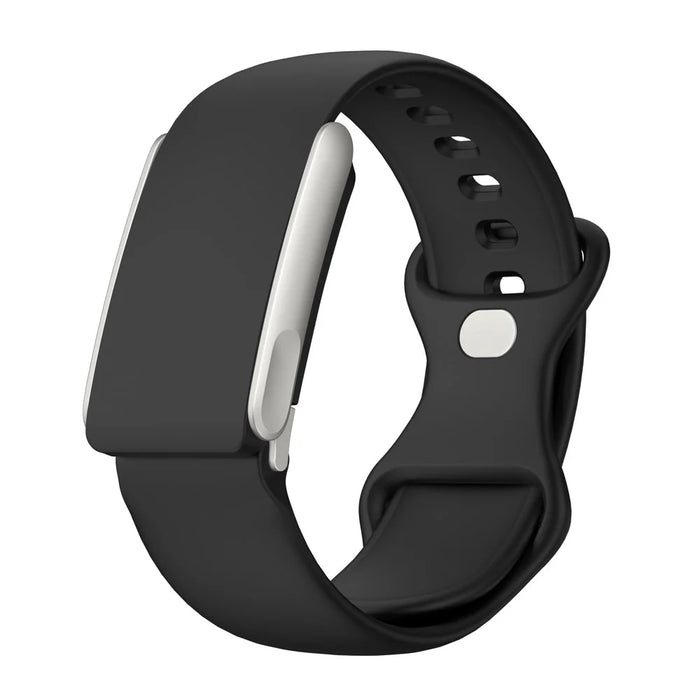 For WHOOP 5.0 LIFE MG Replacement Strap Smart Fitness Solid Color Silicone Wristband - Black - 1
