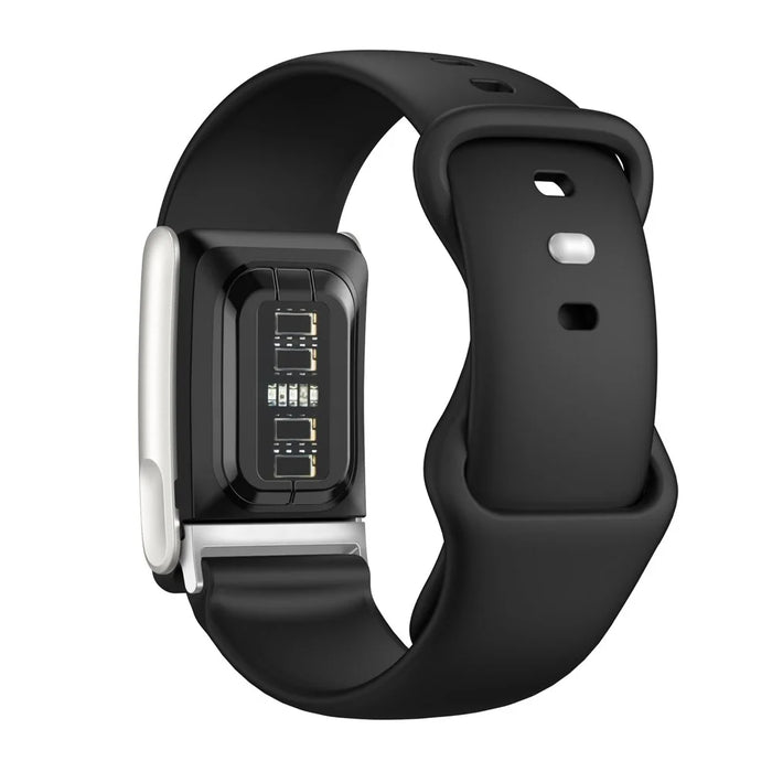For WHOOP 5.0 LIFE MG Replacement Strap Smart Fitness Solid Color Silicone Wristband - Black - 2